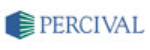 blue logo that says "percival"