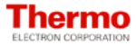 red and black Thermo Electron Corporation logo
